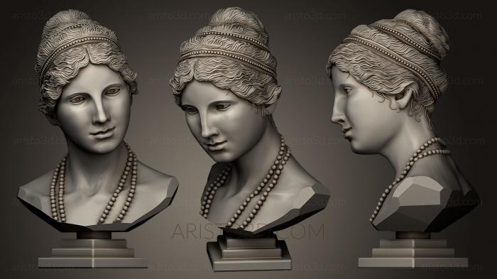 Busts and heads antique and historical (BUSTA_0340) 3D model for CNC machine